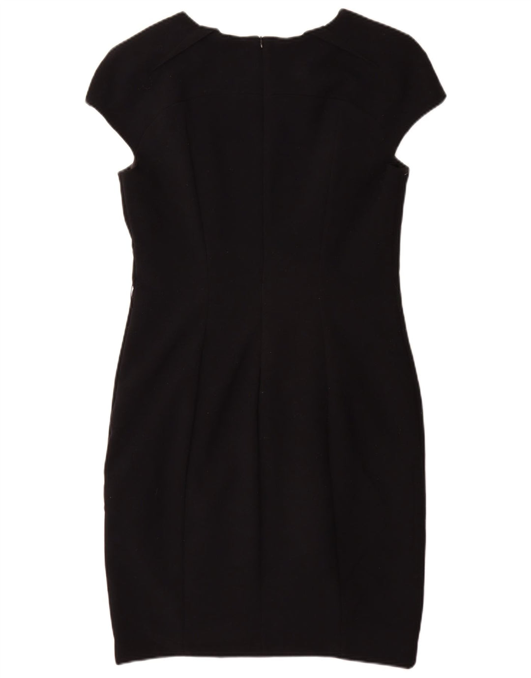 Zara Γυναικείο Φόρεμα Bodycon UK 18 XL Μαύρο Πολυεστέρας