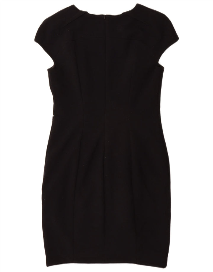 Zara Γυναικείο Φόρεμα Bodycon UK 18 XL Μαύρο Πολυεστέρας