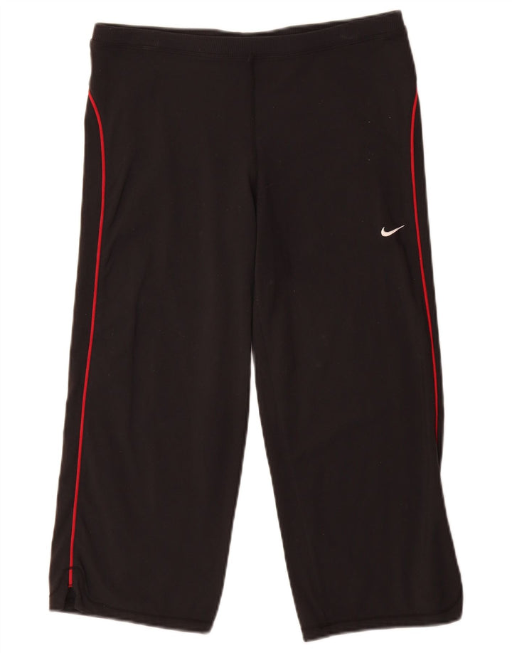 Γυναικεία φόρμα NIKE Παντελόνι UK 10/12 Small Black Nylon