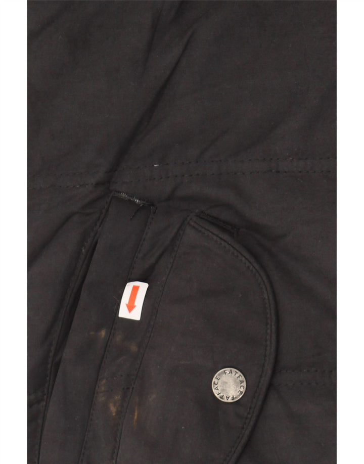 FAT FACE Womens Padded Gilet UK 12 Medium Black Polyester Vintage Fat Face and Second-Hand Fat Face from Messina Hembry 