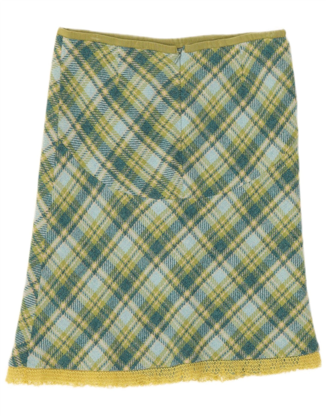 Stefanel Γυναικεία φούστα A-Line IT 40 Small W28 Green Check