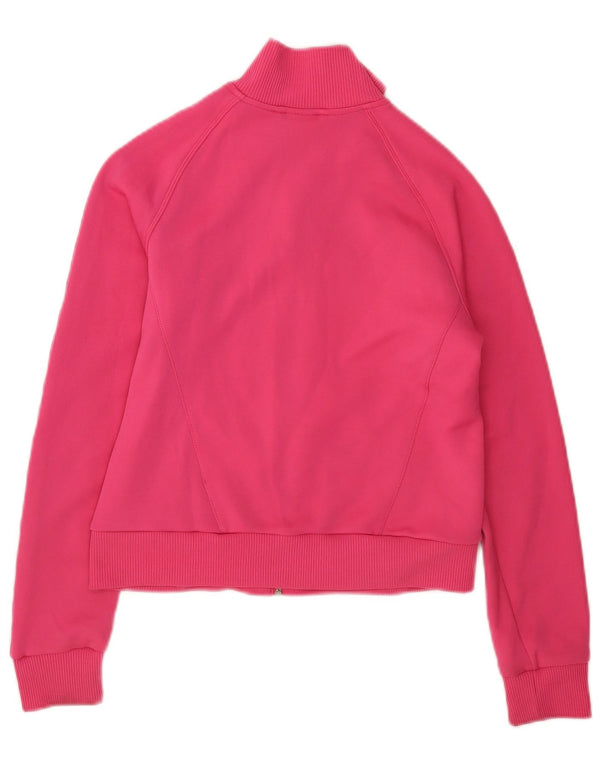 Adidas Γυναικεία φόρμα Crop Top Jacket UK 12 Medium Pink Polyester