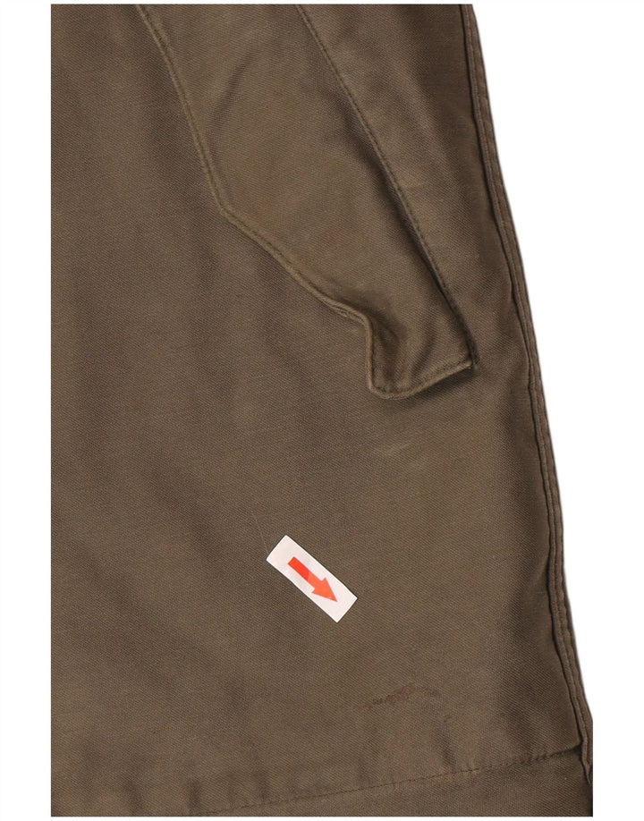 Vintage Ανδρικό μπουφάν Sherpa Parka με κουκούλα UK 38 Medium Khaki