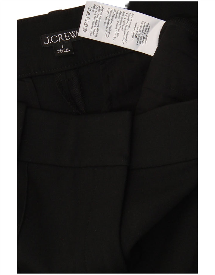 Γυναικείο ίσιο παντελόνι Chino J. CREW US 6 Medium W30 L31 μαύρο πολυεστέρα