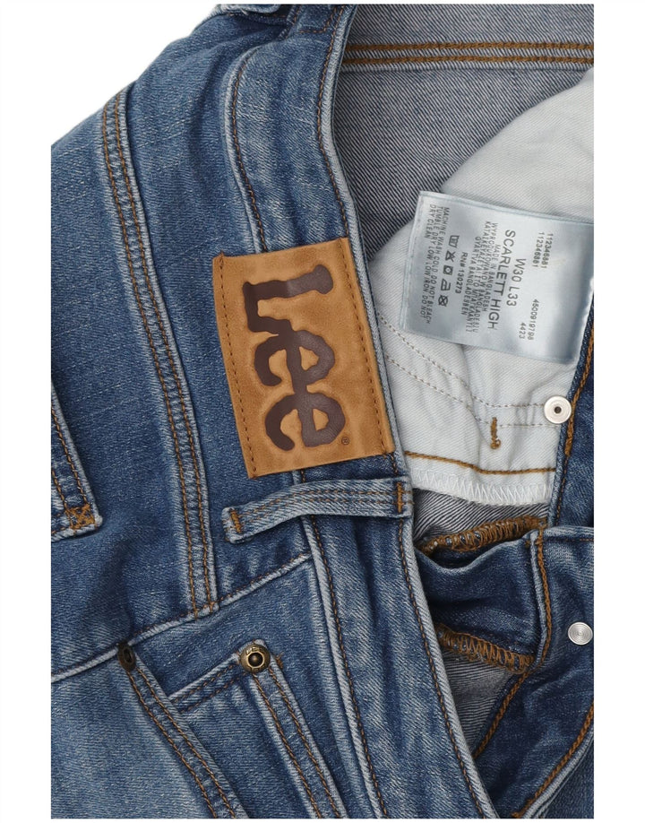 LEE Γυναικείο Scarlett High Skinny Jeans W30 L31 Μπλε βαμβακερό