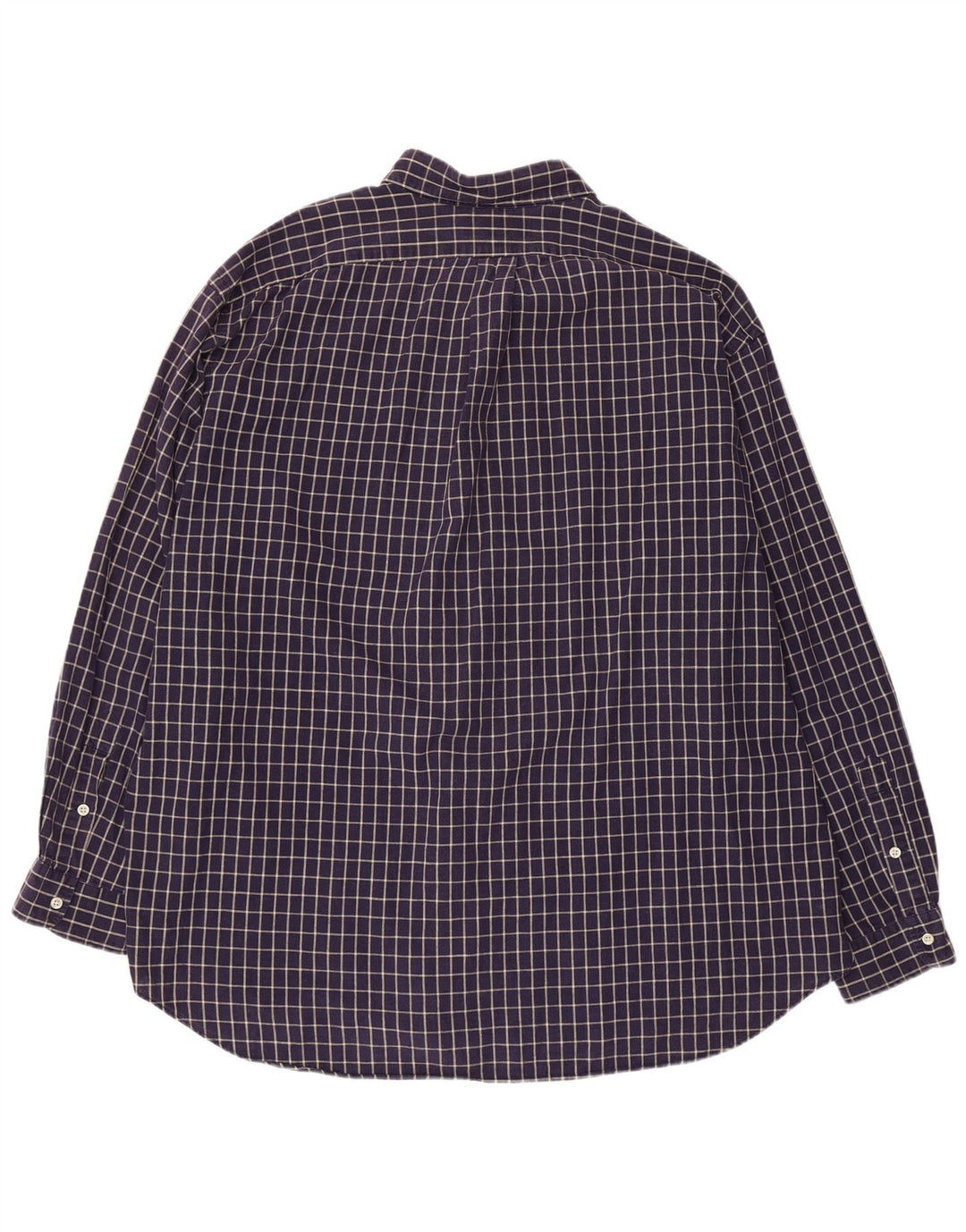 POLO RALPH LAUREN Ανδρικό πουκάμισο Blaire 2XL Navy Blue Check Cotton