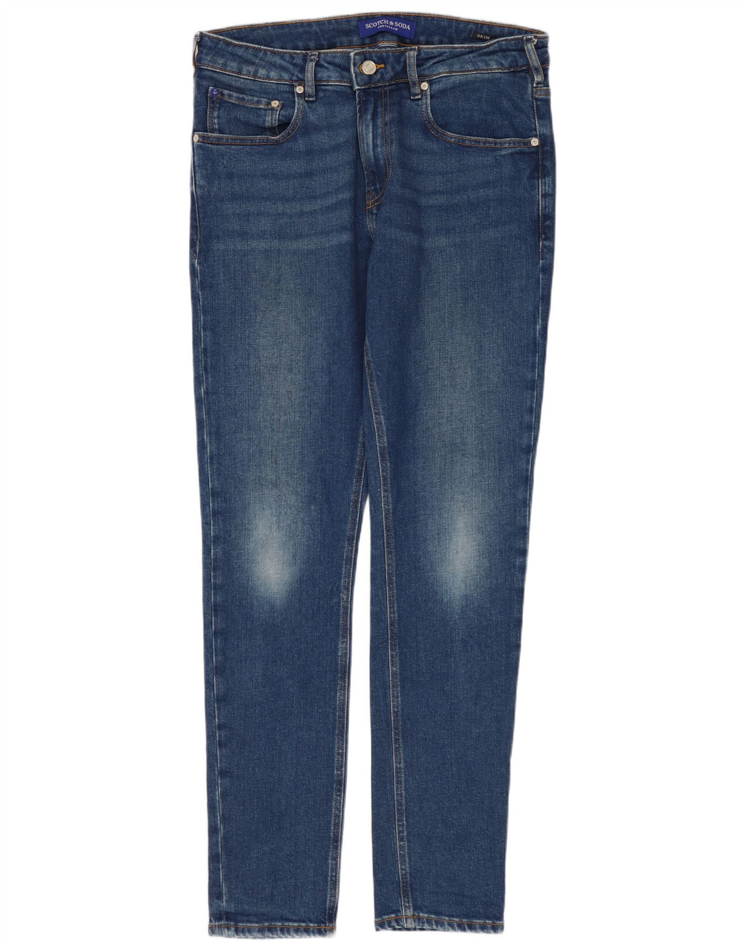 Ανδρικά τζιν SCOTCH & SODA Άμστερνταμ Skinny Jeans W32 L32 Μπλε βαμβακερό