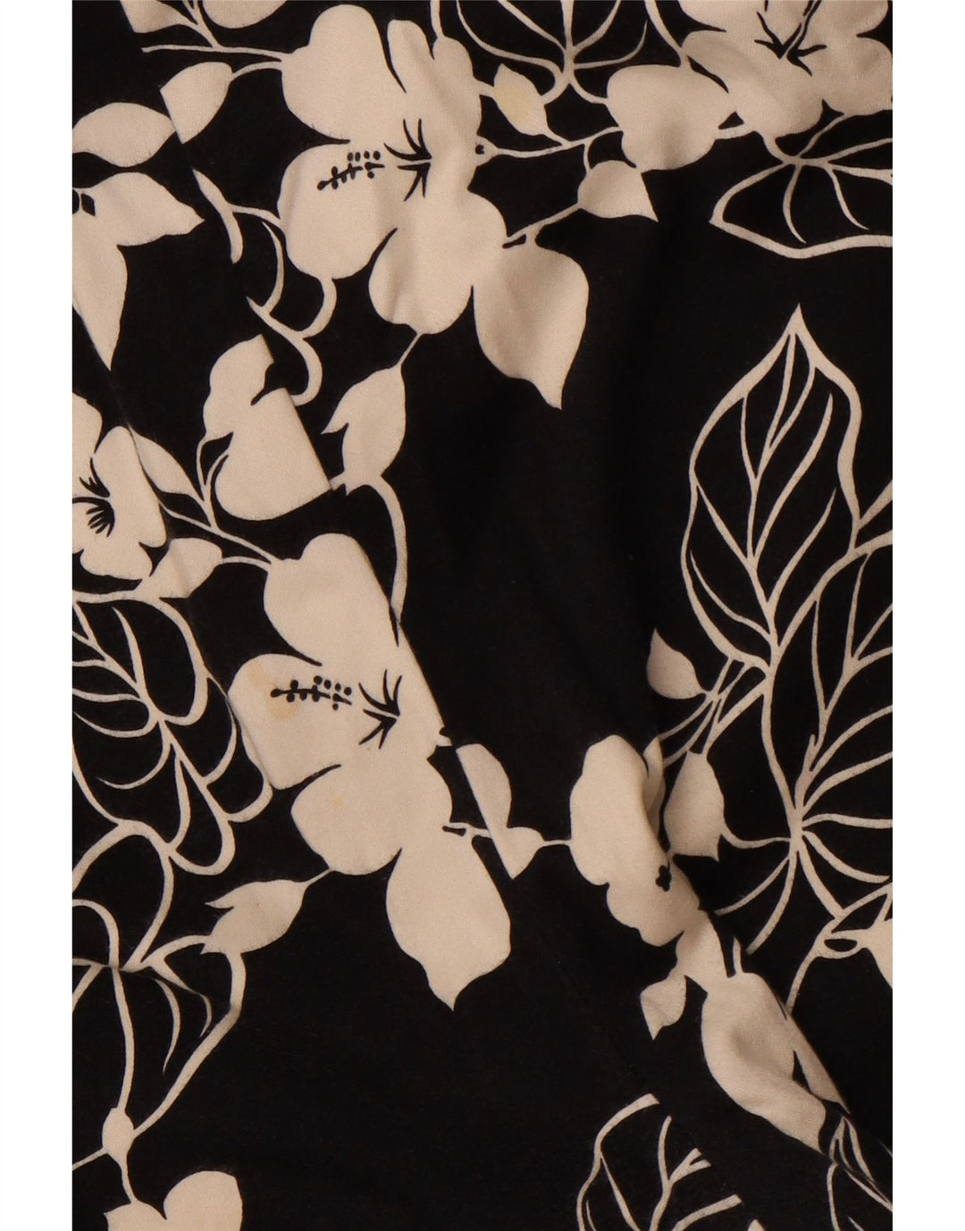 CHAPS Γυναικείο ίσιο παντελόνι Capri US 16 2XL W38 L20 μαύρο φλοράλ βαμβακερό