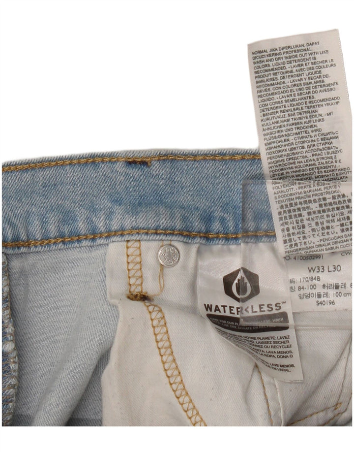 Ανδρικό τζιν Levi's Straight W33 L30 Blue Cotton