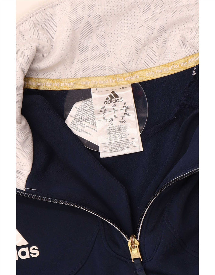 Ανδρική φόρμα πουλόβερ Adidas Top Jacket UK 44/46 Large Navy Blue