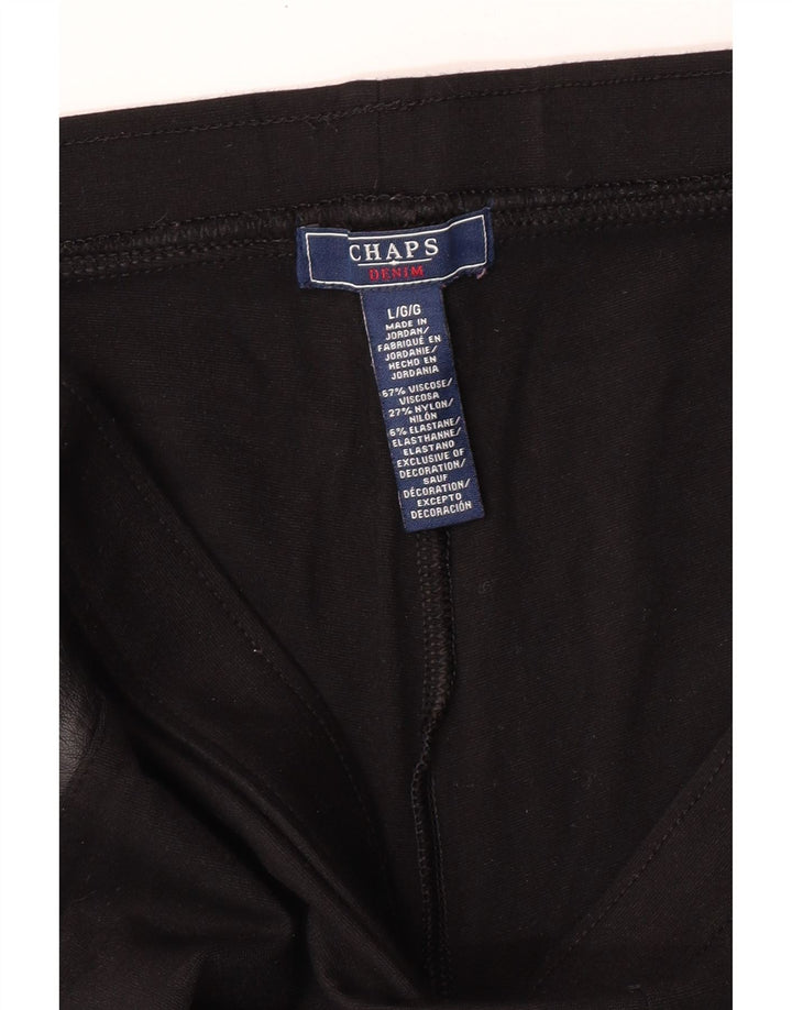 Γυναικεία κολάν Chaps UK 16 Large Black Colourblock Viscose