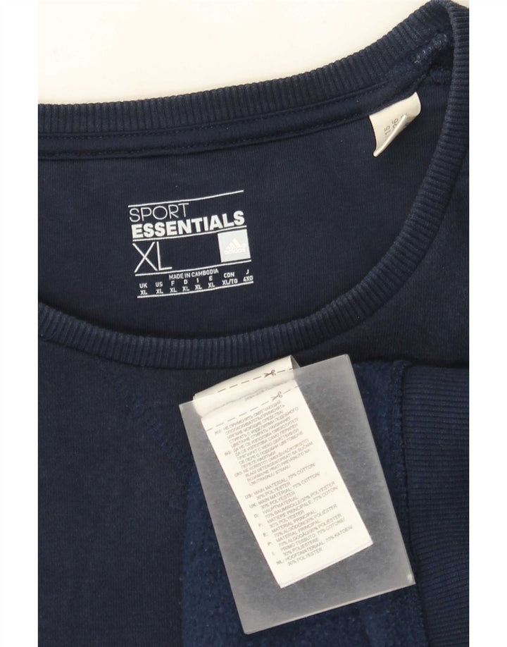 Ανδρικό φούτερ Adidas Jumper XL Navy Blue Cotton