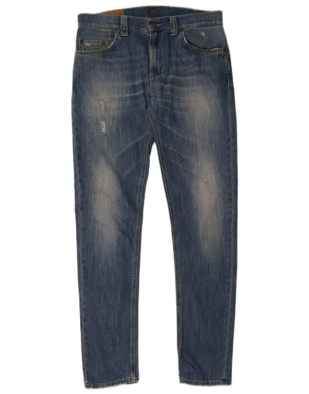 Ανδρικό Dondup Distressed Slim Jeans W33 L32 Μπλε βαμβακερό