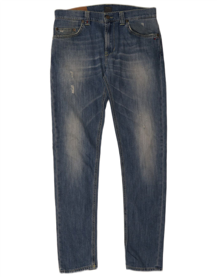 Ανδρικό Dondup Distressed Slim Jeans W33 L32 Μπλε βαμβακερό