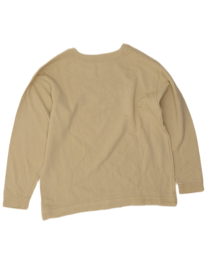 Champion Womens Graphic Oversized Φούτερ Jumper UK 10 Small Green