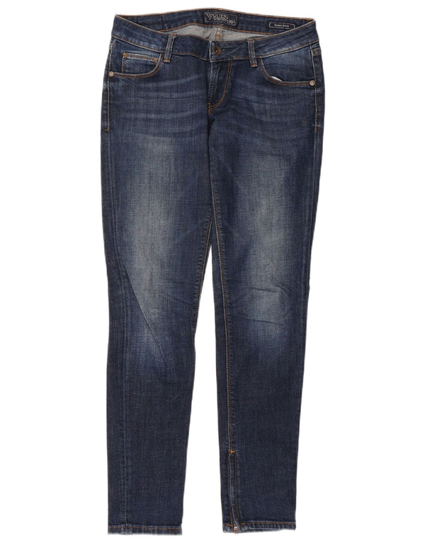 GUESS Γυναικείο Beverly Skinny Jeans W27 L29 Μπλε βαμβακερό