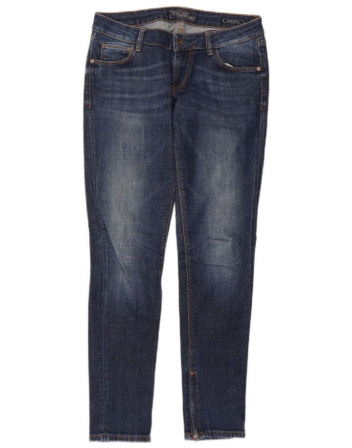 GUESS Γυναικείο Beverly Skinny Jeans W27 L29 Μπλε βαμβακερό