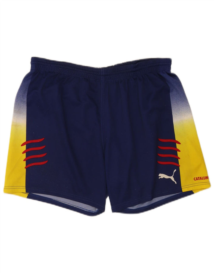 Ανδρικό αθλητικό σορτς Puma XL Blue Colourblock
