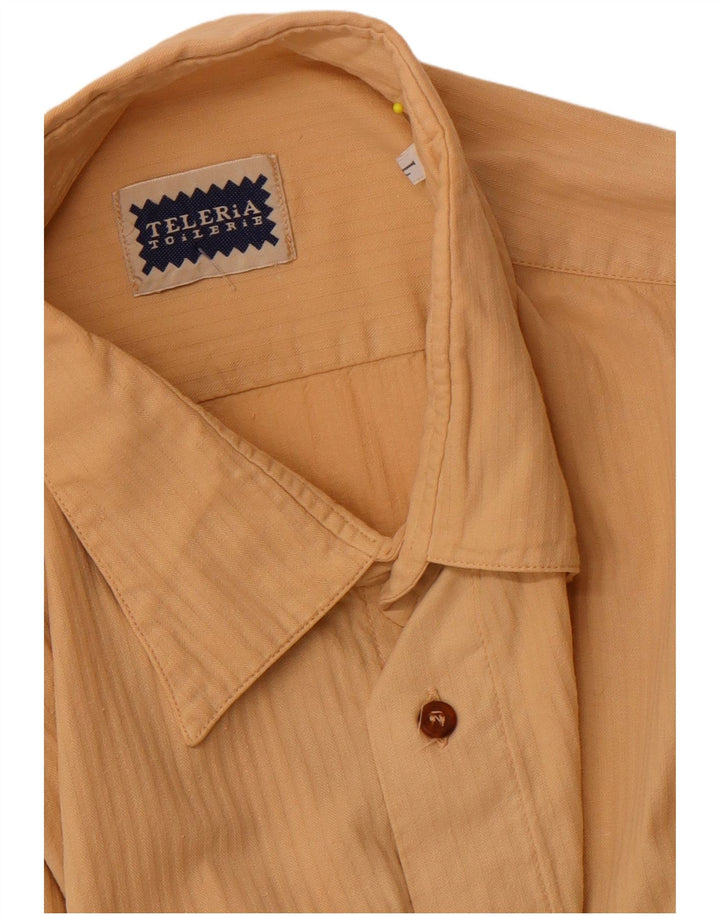 Vintage Ανδρικό Πουκάμισο Μεγάλο Μπεζ