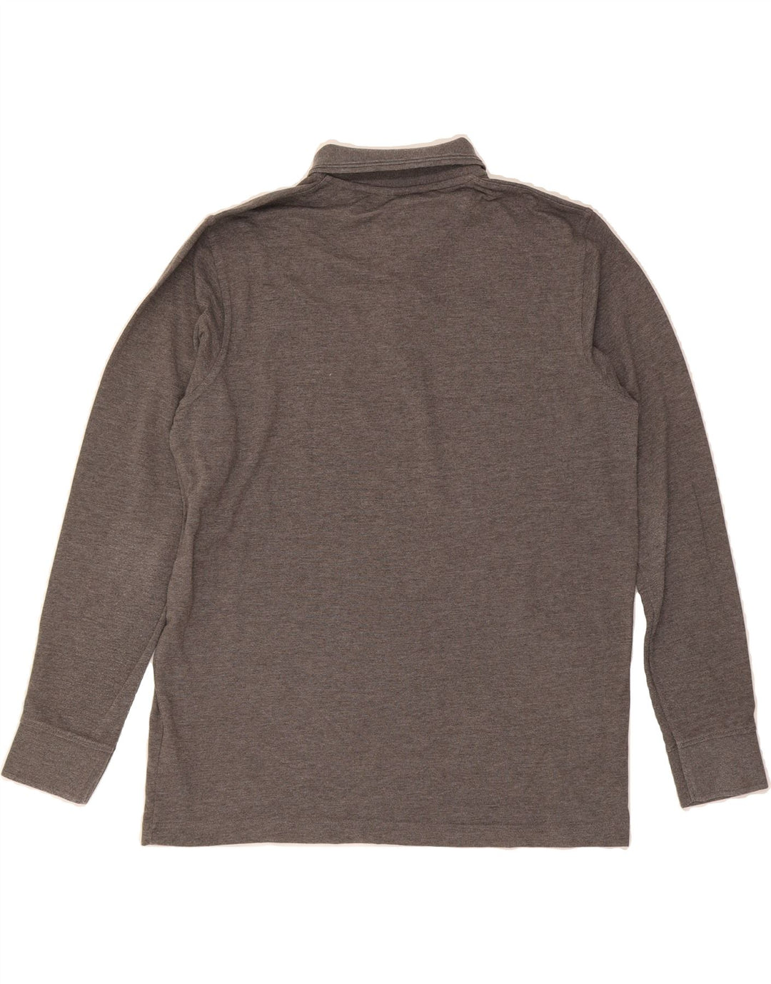 PIERRE CARDIN Mens Regular Fit Long Sleeve Polo Shirt Large Grey Polyester Vintage Pierre Cardin and Second-Hand Pierre Cardin from Messina Hembry 