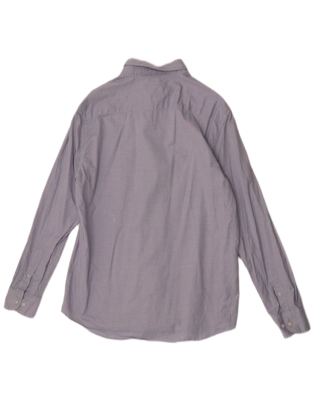Ανδρικό πουκάμισο Massimo Dutti XL Μπλε βαμβακερό