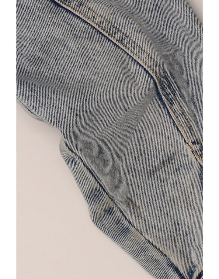 VINTAGE Womens Denim Jacket UK 14 Medium Blue Cotton Vintage Vintage and Second-Hand Vintage from Messina Hembry 