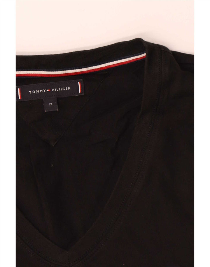 Ανδρικό T-Shirt Tommy Hilfiger Top Μεσαίο μαύρο βαμβακερό