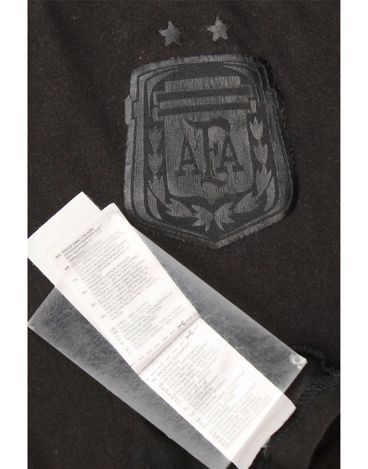 ADIDAS Ανδρικό μπλουζάκι ποδοσφαίρου Εθνικής Αργεντινής Τοπ μεγάλο μαύρο βαμβακερό