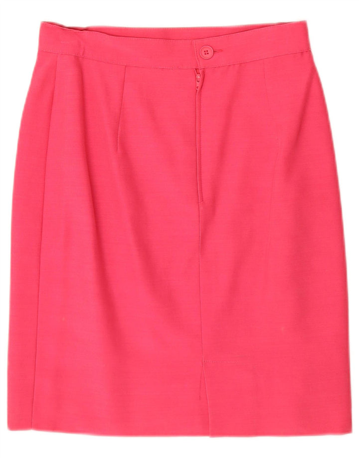 Vintage γυναικεία ίσια φούστα UK 12 Medium W28 Pink