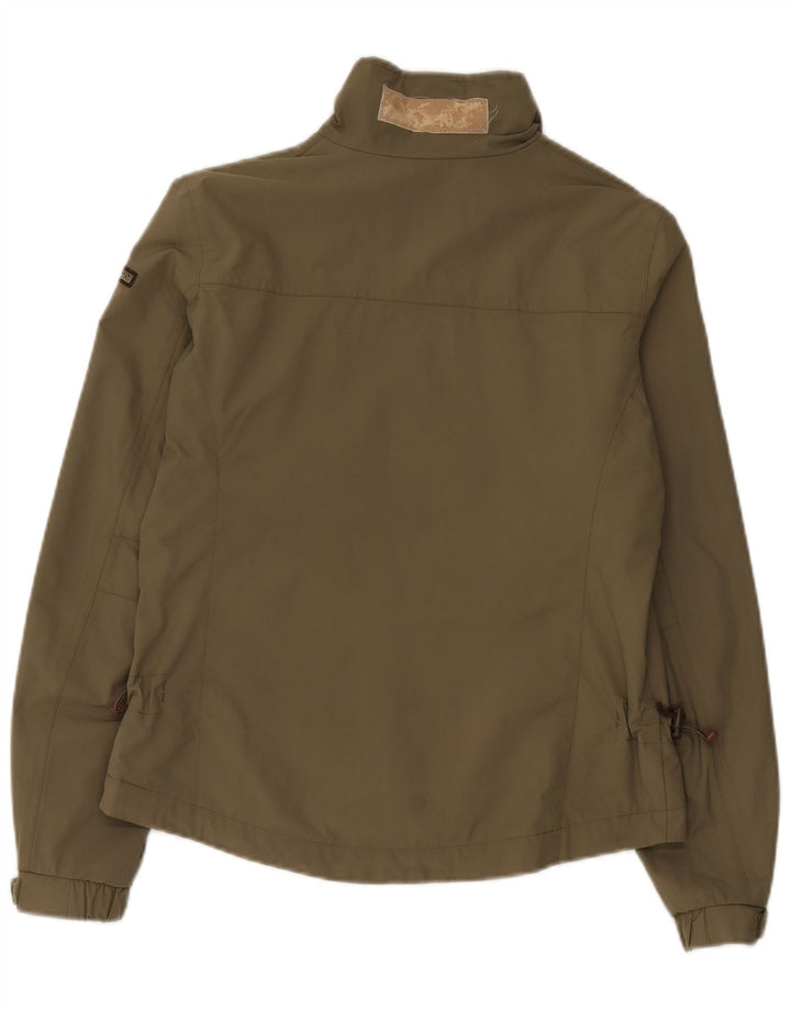 Napapijri Γυναικείο μπουφάν βροχής UK 16 Large Khaki Nylon