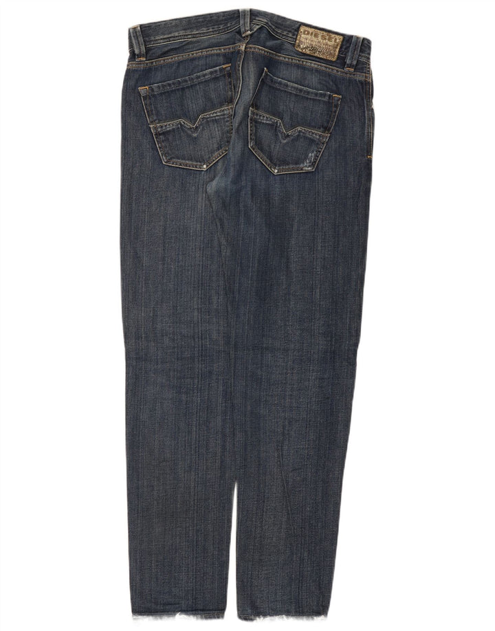 Γυναικεία DIESEL Larkee Distressed Slim Jeans W32 L32 Blue Cotton