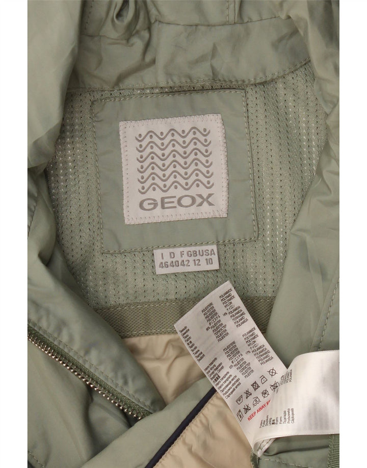 Geox Γυναικείο Bomber Jacket UK 12 Medium Khaki Polyester