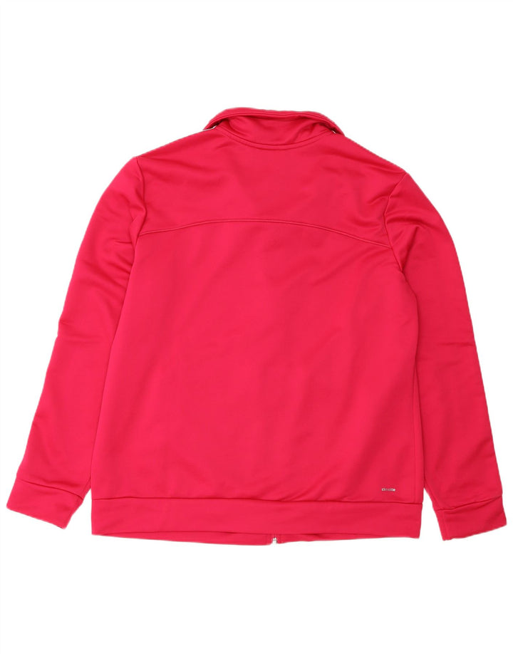Adidas Γυναικεία φόρμα Climalite Top Jacket UK 20/22 XL Pink Polyester