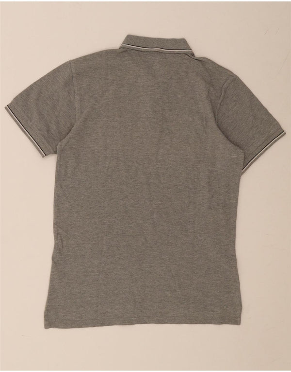 Carhartt Mens Polo Shirt Small Grey Striped