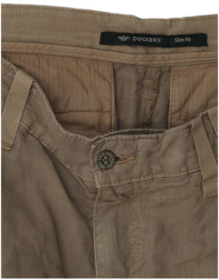 Dockers Ανδρικό παντελόνι Chino Slim Fit W34 L29 Khaki