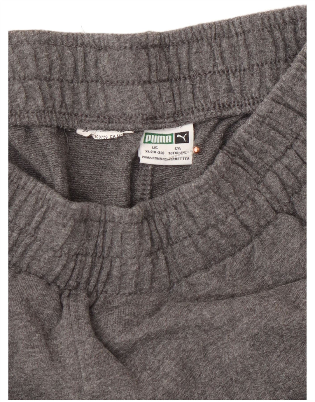 PUMA Boys Tracksuit Trousers Joggers 15-16 Years XL Grey