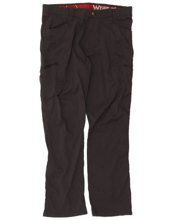 Ανδρικό ίσιο παντελόνι Wrangler Cargo W38 L30 Μαύρο νάιλον