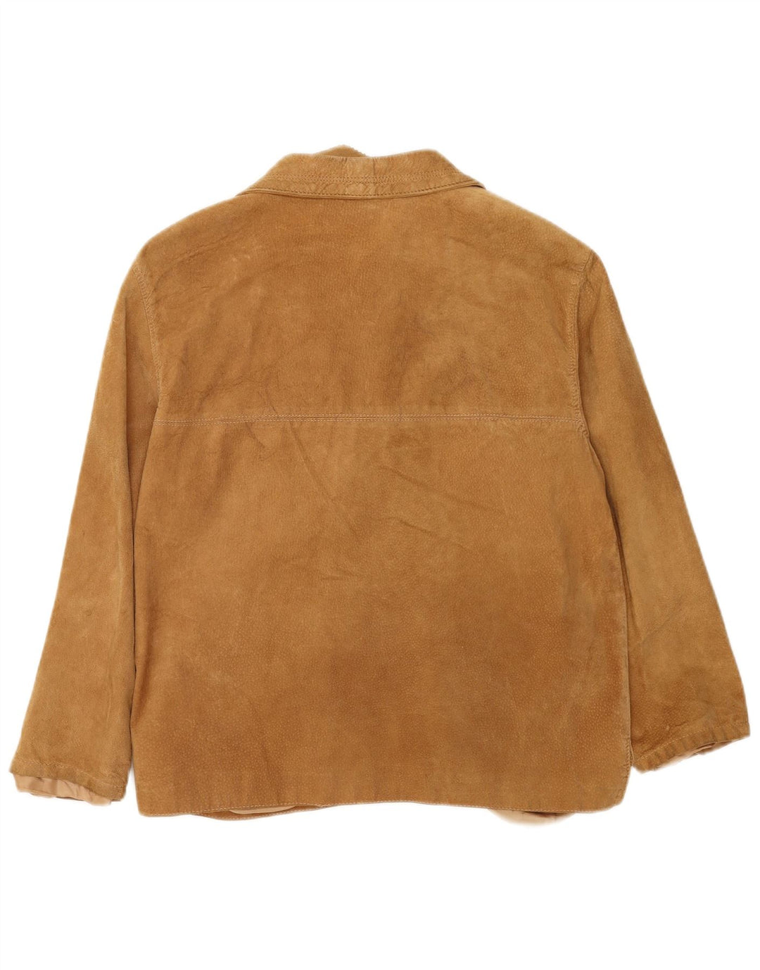 Rossodisera Γυναικείο Σουέντ Σακάκι με 3 κουμπιά UK 14 Medium Beige