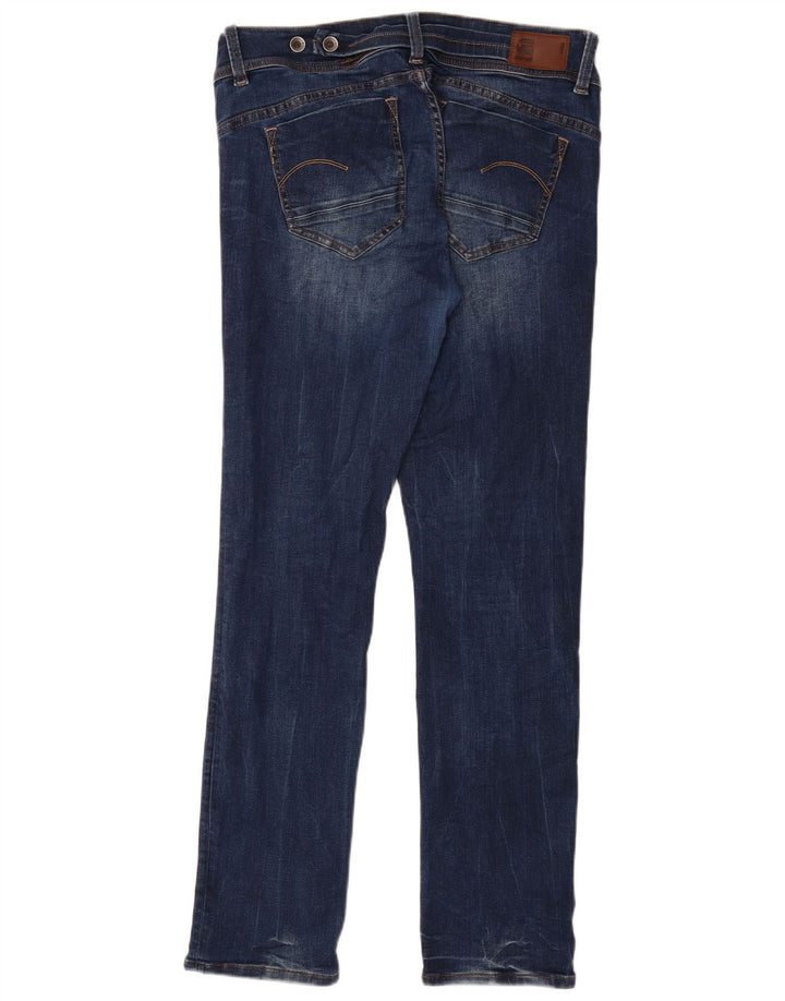G-STAR Womens Midge Straight Jeans W32 L32 Blue Cotton