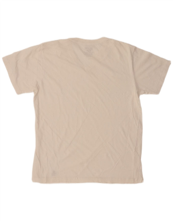 Ανδρικό T-Shirt PENGUIN Μπλουζάκι μεσαίο λευκό βαμβακερό