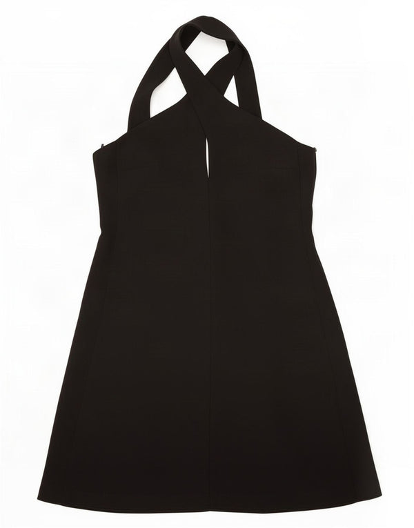 Zara Γυναικείο Φόρεμα UK 6 XS Μαύρο Πολυεστέρα