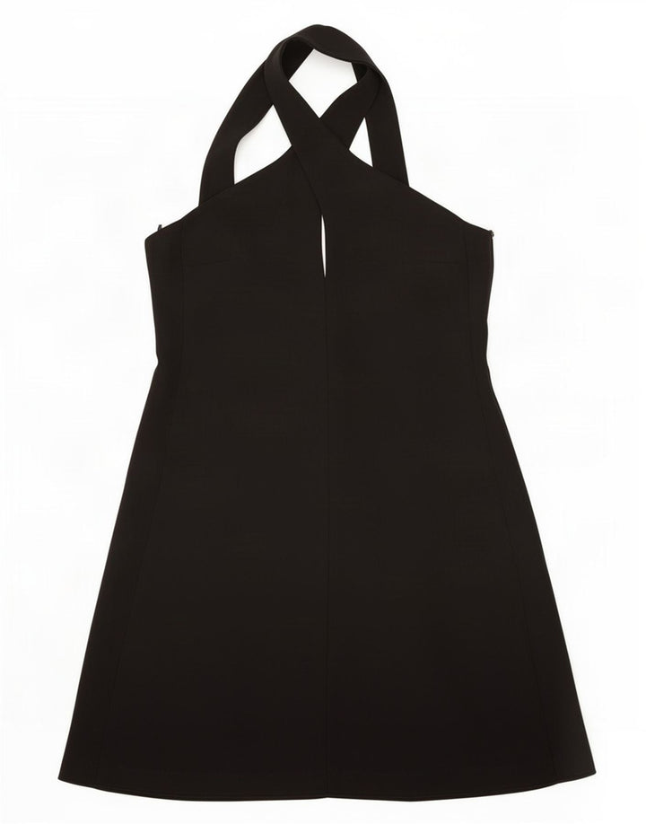 Zara Γυναικείο Φόρεμα UK 6 XS Μαύρο Πολυεστέρα
