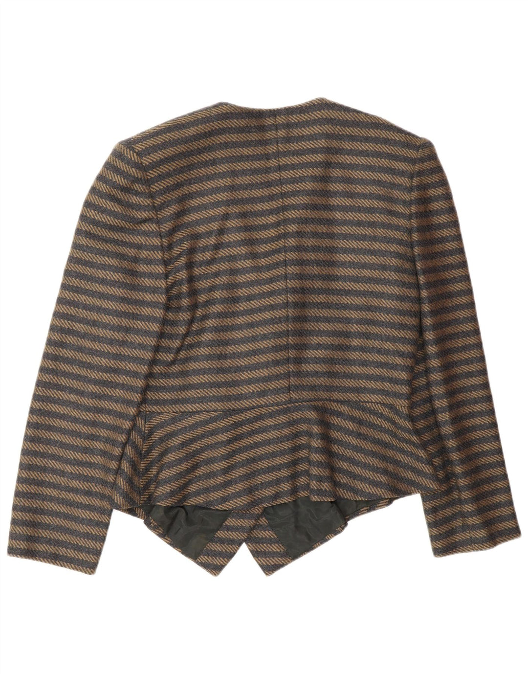 Vintage Γυναικείο Διπλό Μπουφάν Μπλέιζερ IT 44 Μεσαίο Καφέ Ριγέ