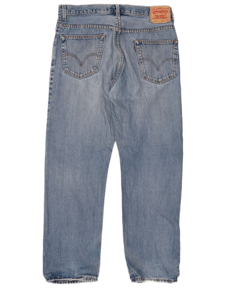 LEVI'S Ανδρικό τζιν 505 ίσιο W36 L30 Μπλε βαμβακερό