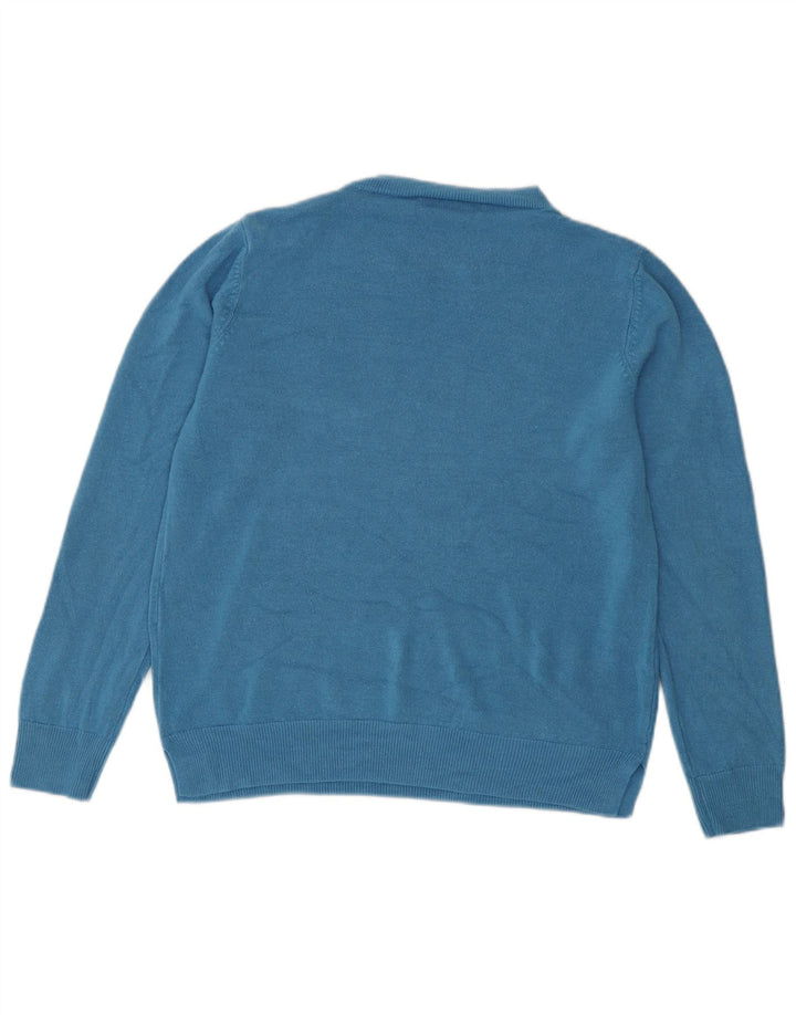 Marks & Spencer Γυναικείο πουλόβερ με λαιμόκαυστο UK 14 Medium Blue