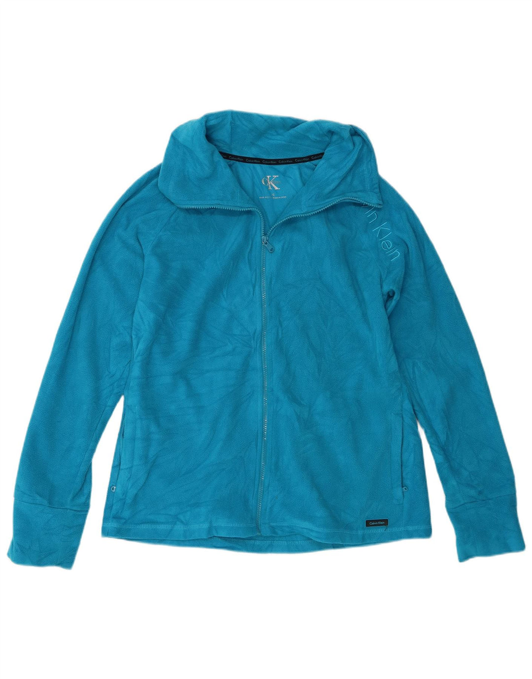 Calvin Klein Γυναικείο Fleece Jacket UK 16 Large Blue Polyester