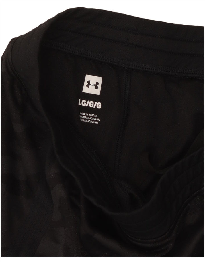 Γυναικεία αθλητική φόρμα UNDER Armour Παντελόνι UK 16 Large Black Camouflage