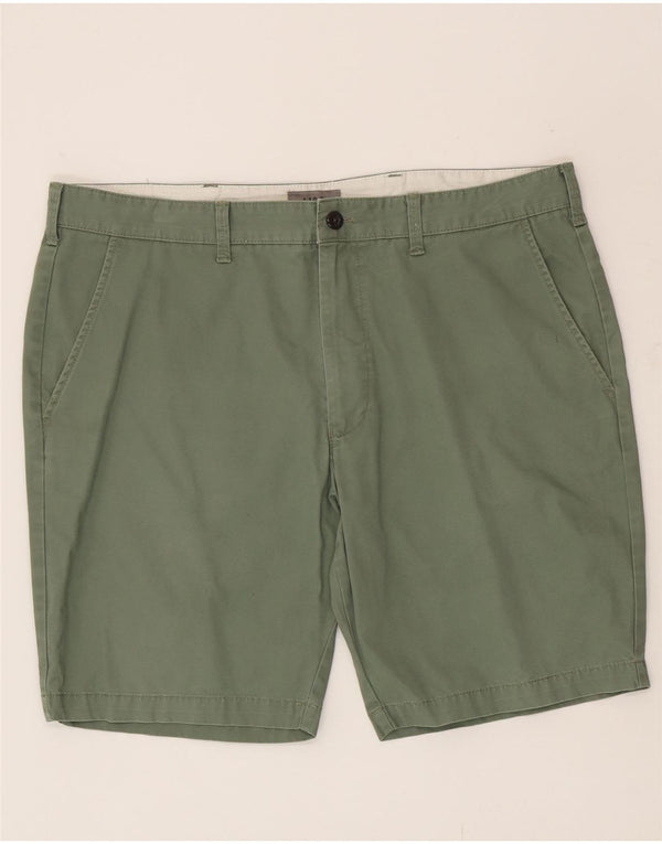 Ανδρικό σορτς Chino Marks & Spencer W38 XL Πράσινο βαμβακερό