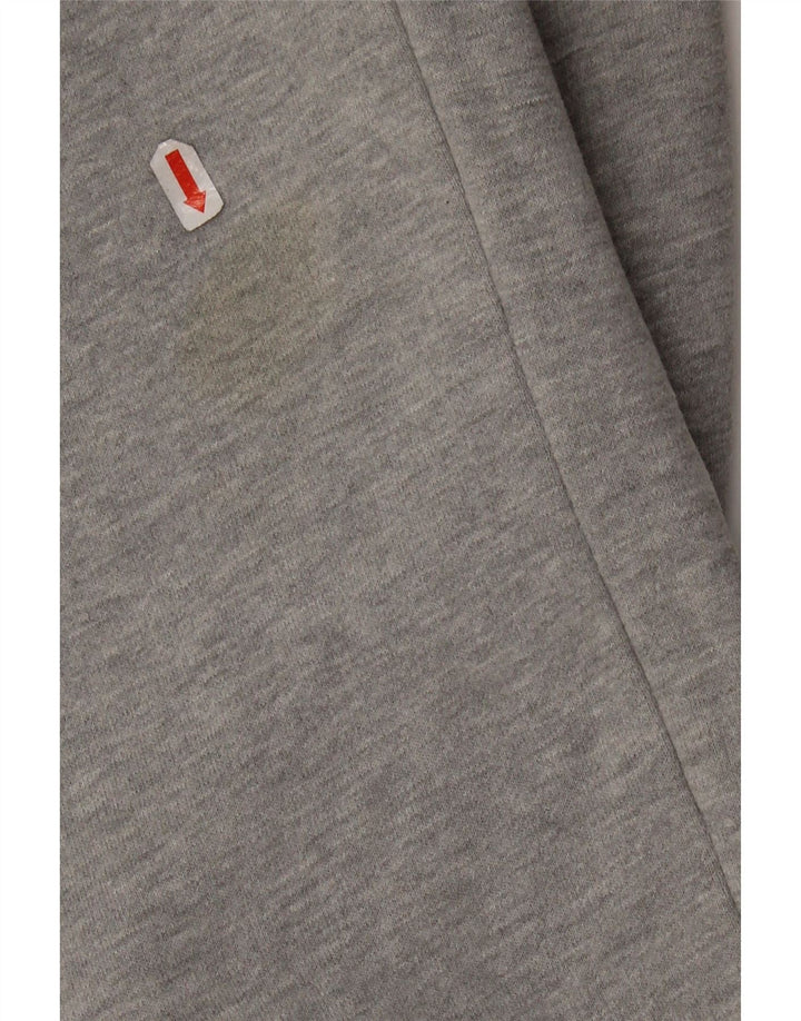 Ανδρική αθλητική φόρμα SUPERDRY γραφικό παντελόνι μεσαίο γκρι βαμβακερό