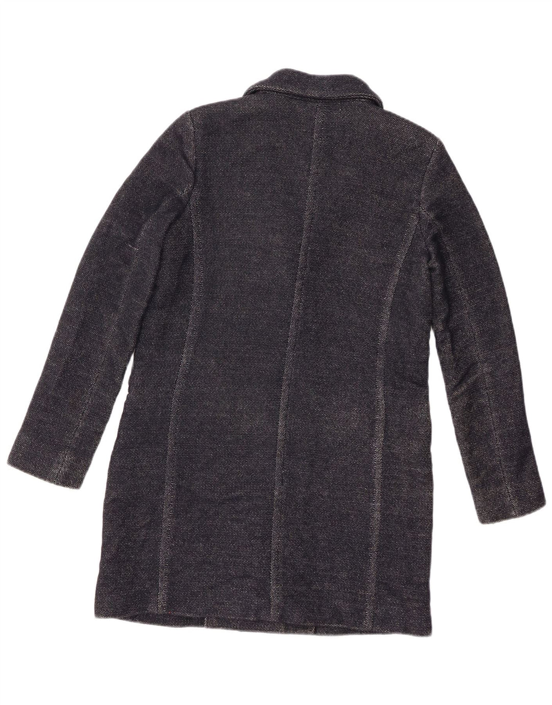 Massimo Dutti Γυναικείο Πανωφόρι EU 36 XS Navy Blue Wool